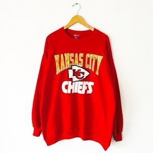 Vintage Kansas City Chiefs Crewneck Sweatshirt 90G